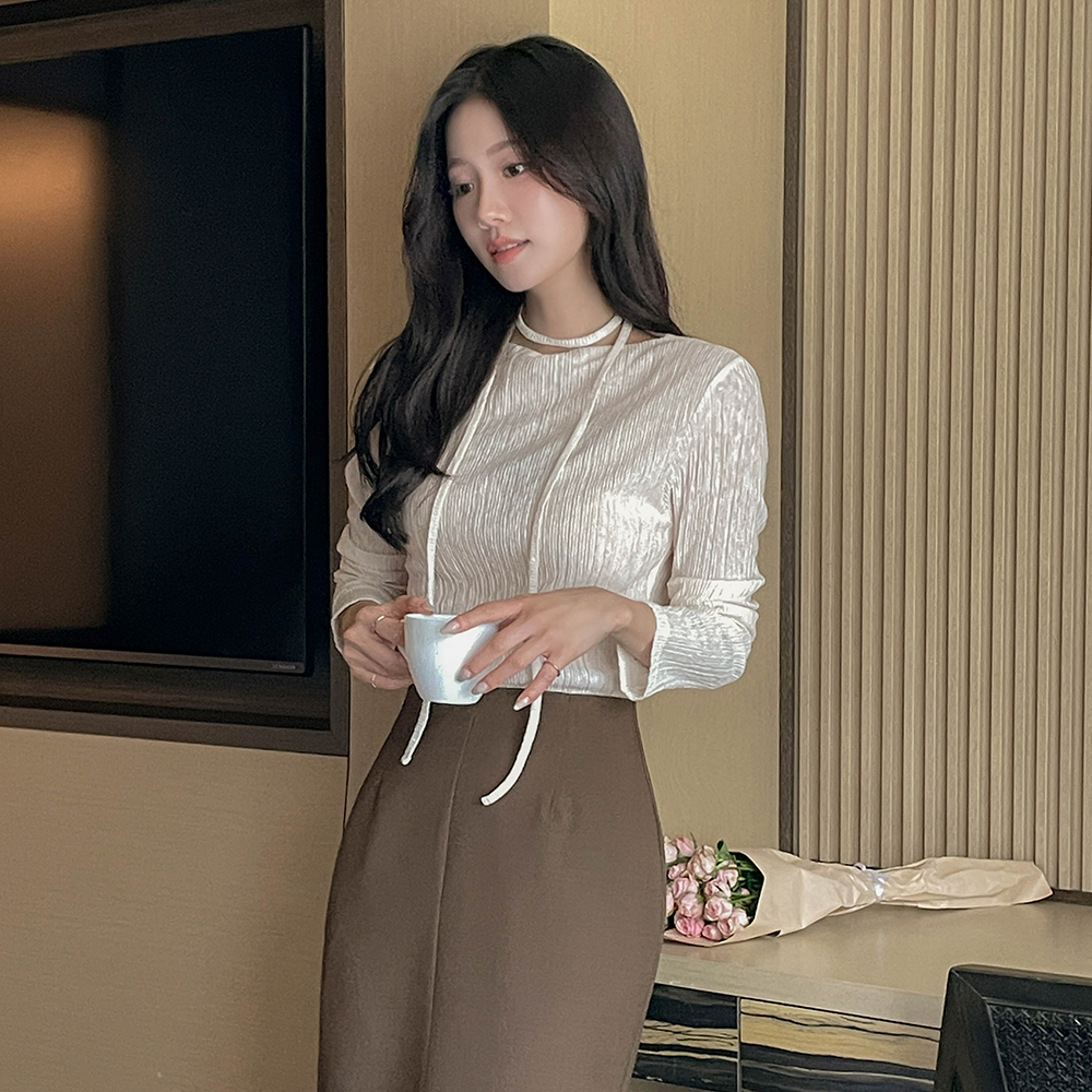 Corduroy Span T-shirt(+Belt)