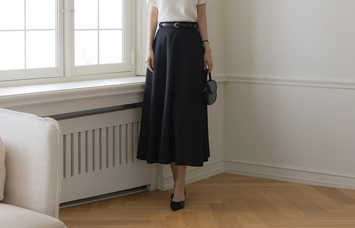 Muse Span A-line Long Skirt