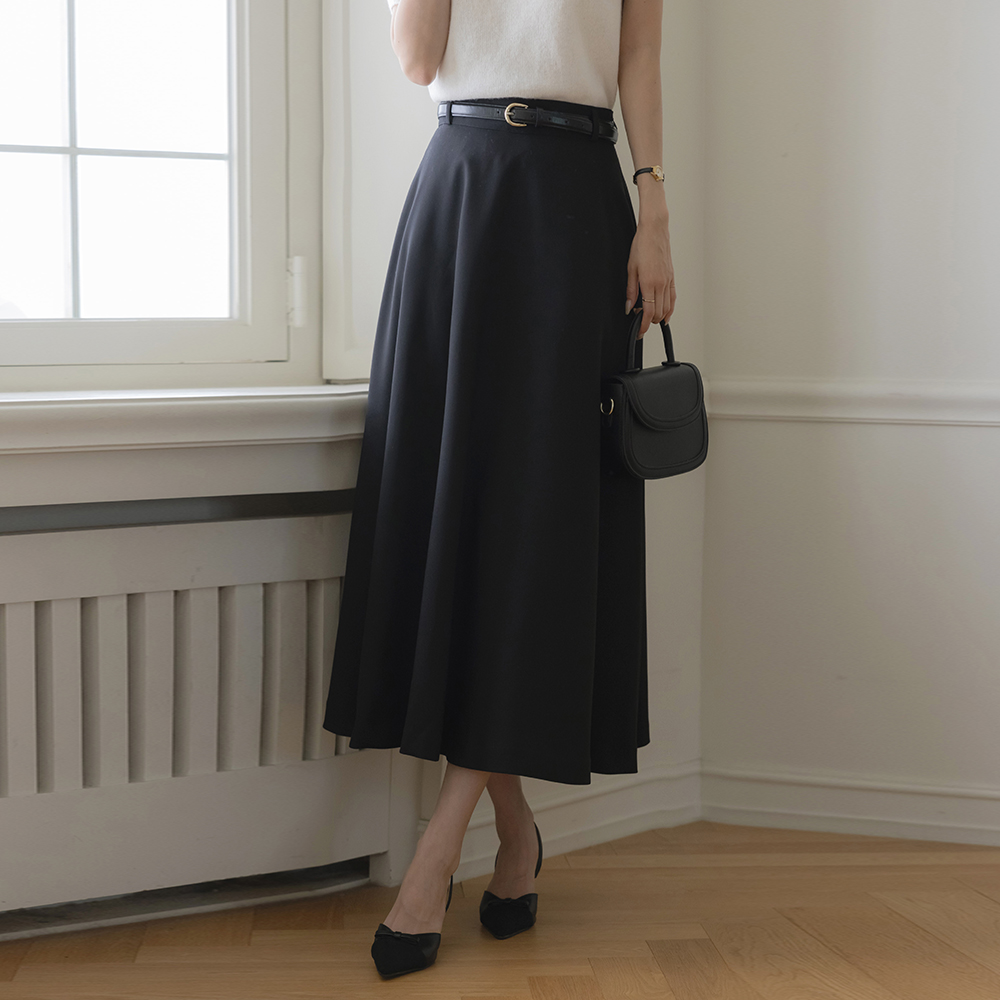 Muse Span A-line Long Skirt