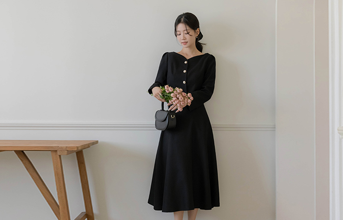 ray Tweed A-line Set-up Skirt