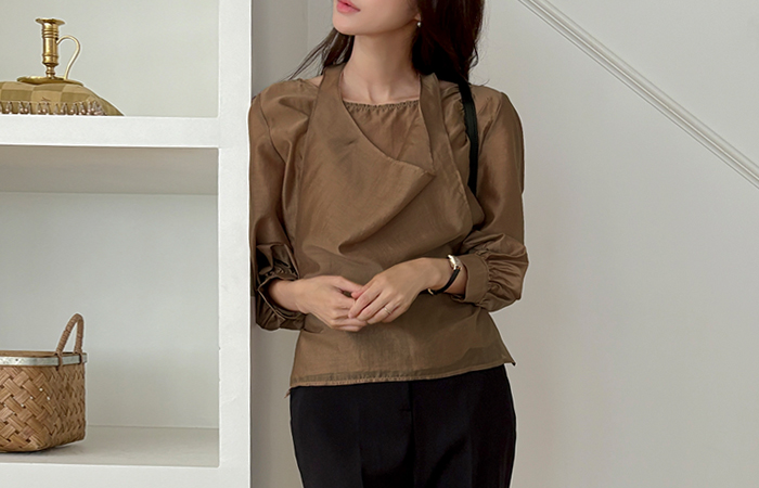 Unit Halter neck Sleeveless shirts&Blouse SET