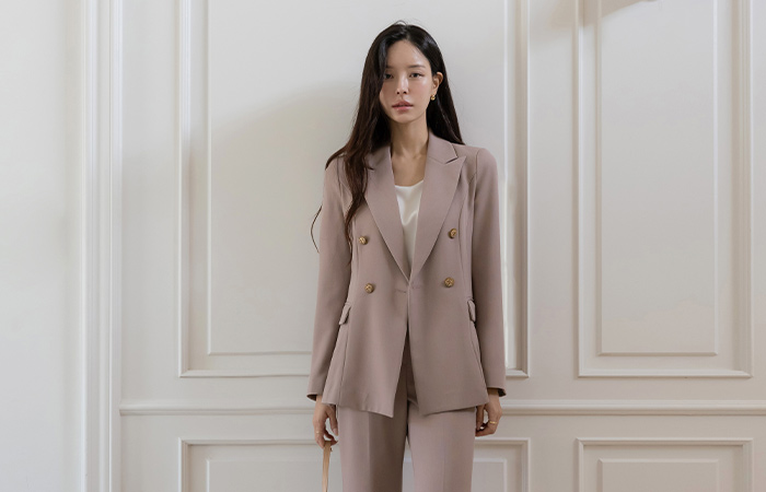 Classic Double Button Set-up Jacket