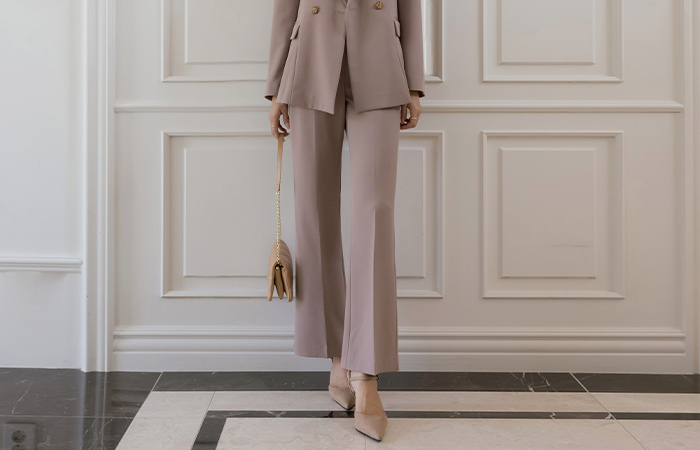Classic Slim Fit Set-up Slacks