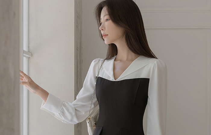 H layered Style A-line Dress