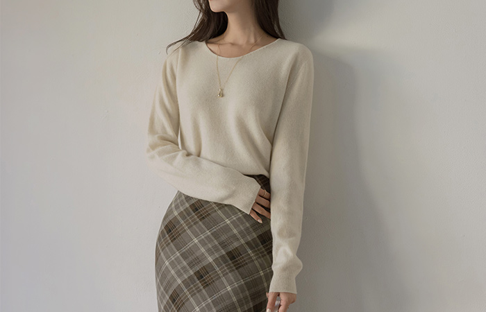 Autumn Daily V-neck Wool Knit