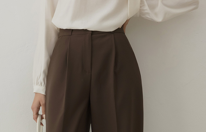 Length repair NO! wide fit Span Slacks(3type)