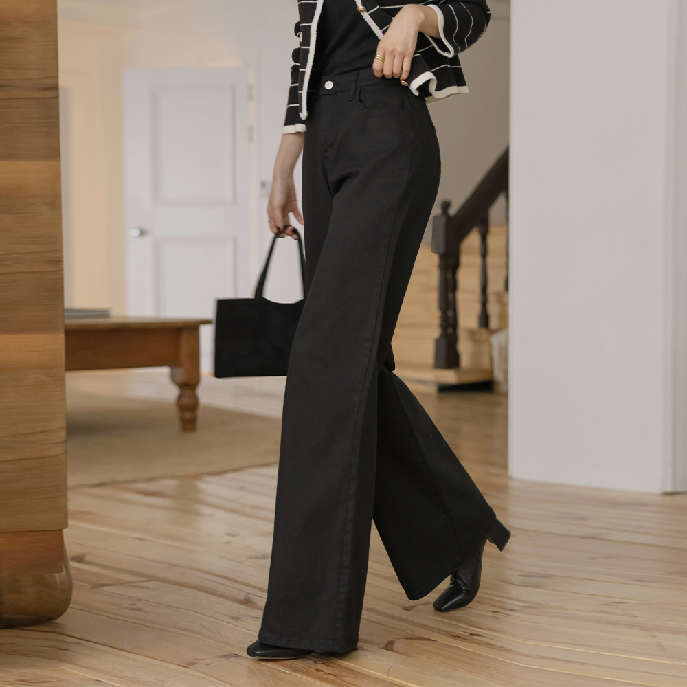 Cotton Straight CHIC Span Pants