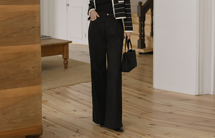 Cotton Straight CHIC Span Pants