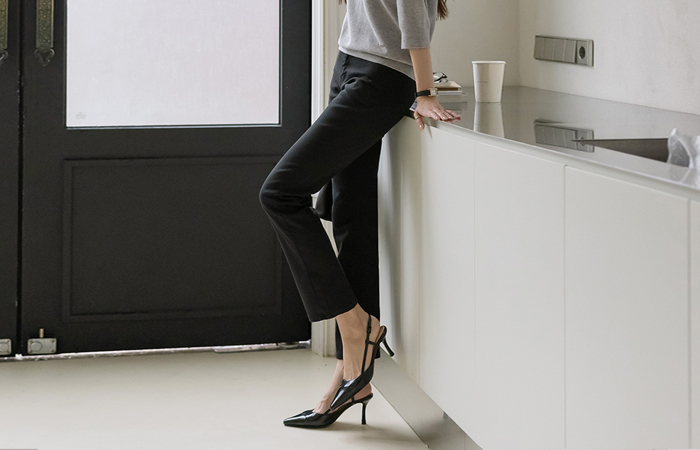 Cotton Span Slim Slim Fit Pants