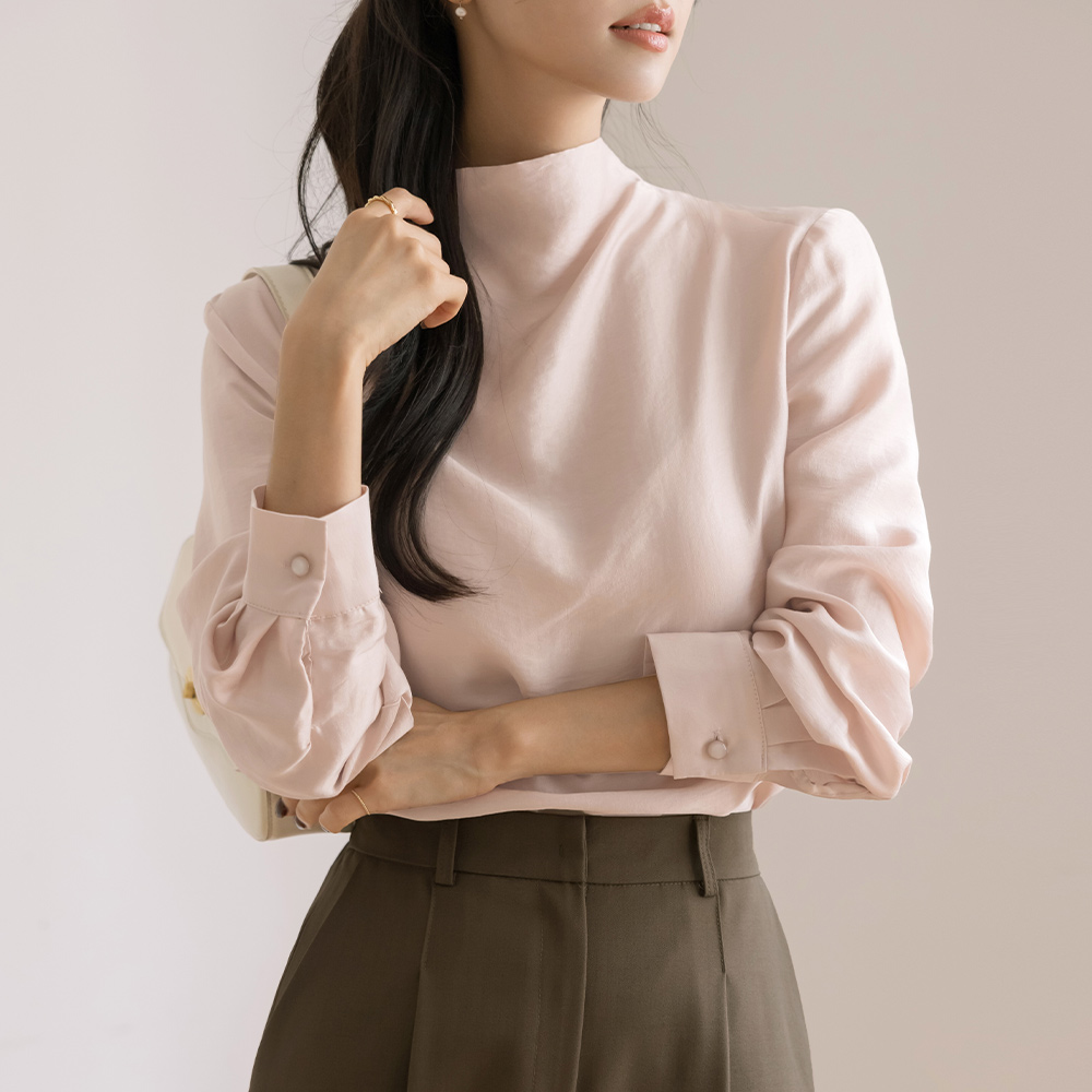 Modal Half-Neck Blouse