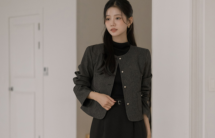 Modern Raund neck Jacket
