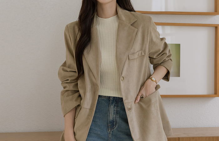 Boheme Polo 커버핏 Suede Jacket