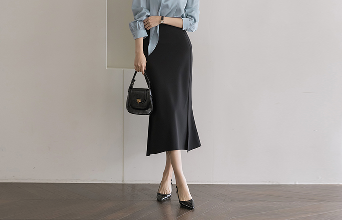 Cheese Span 양슬릿 Mermaid Skirt(fall)