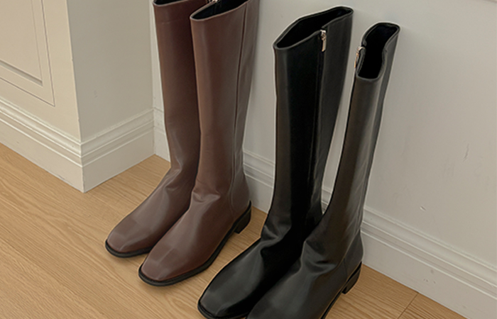 Autumn Mood Middle Heel Long Boots