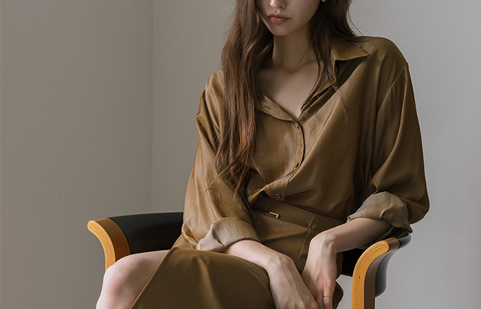 Coating Chic Set-up Shirt