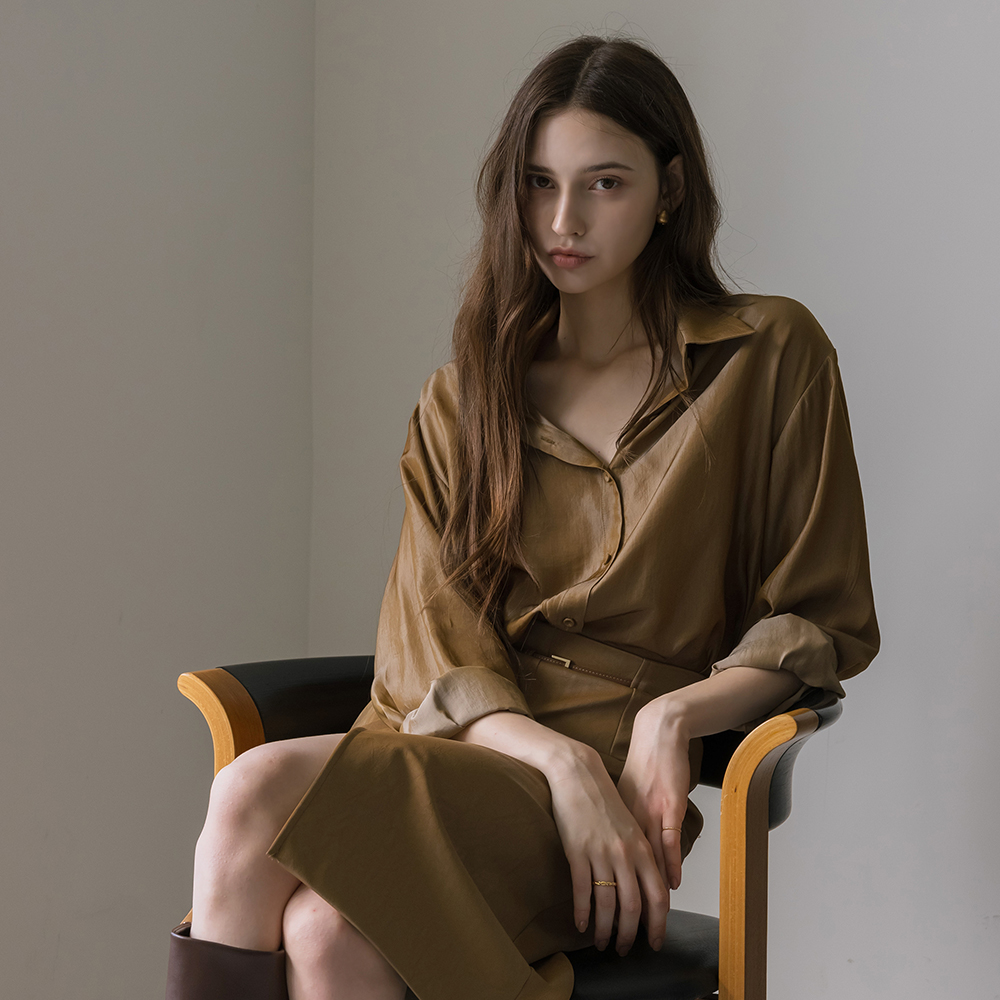 Coating Chic Set-up Shirt