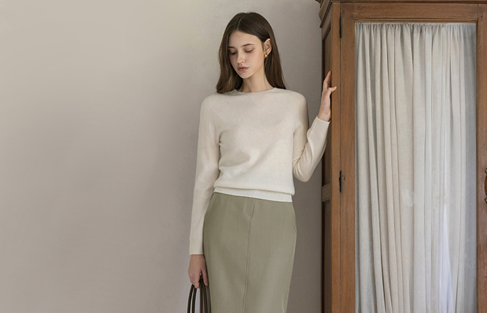 Mono Wool Whole Garment Knit