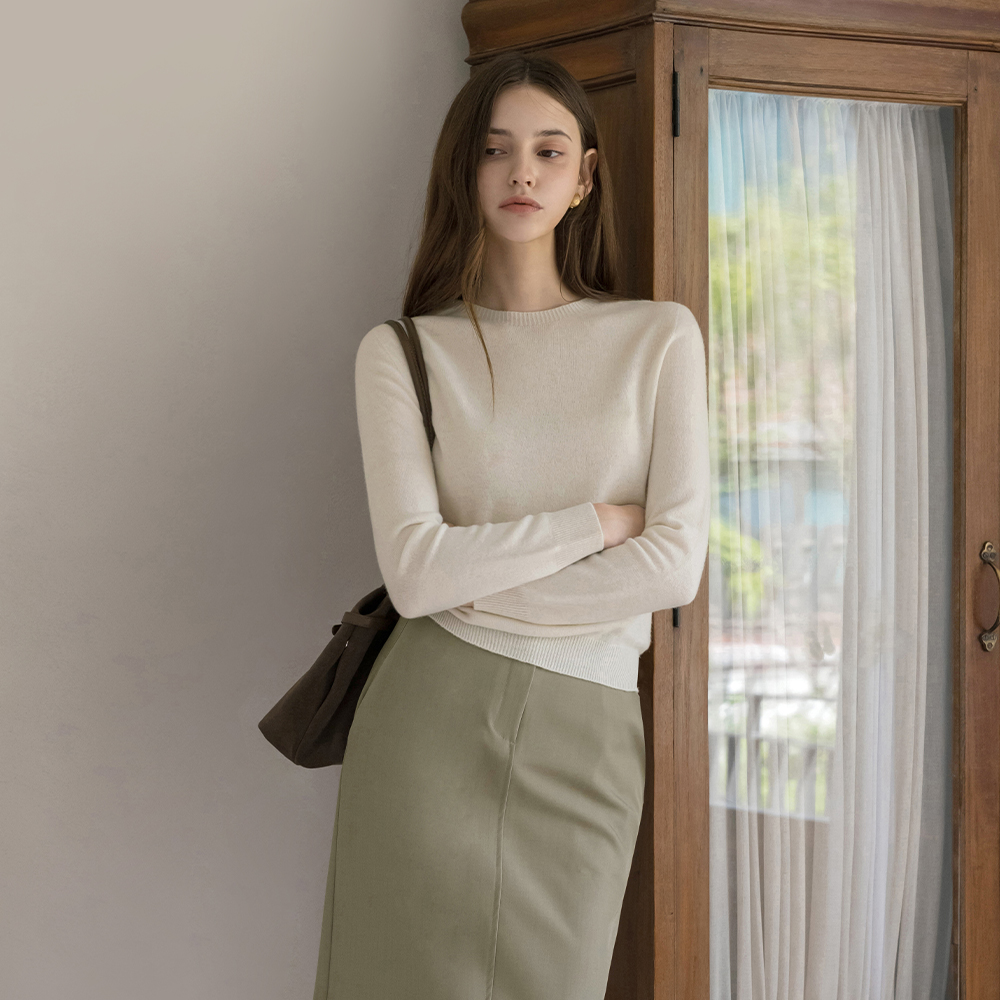 Mono Wool Whole Garment Knit