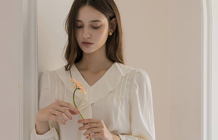 Feminine Ruffle Blouse