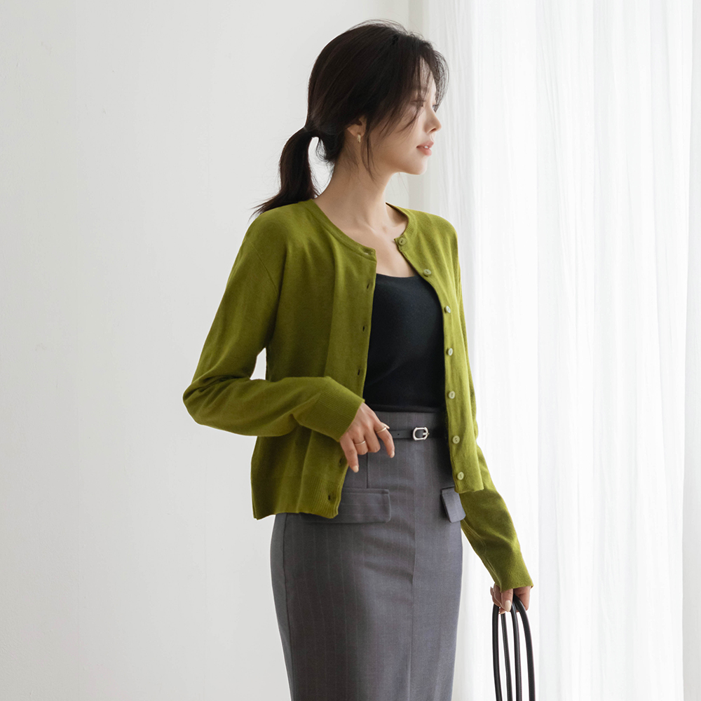 All Day Raund neck Knit Cardigan