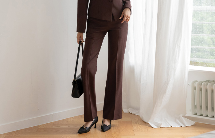 Classic Slim Fit Set-up Slacks