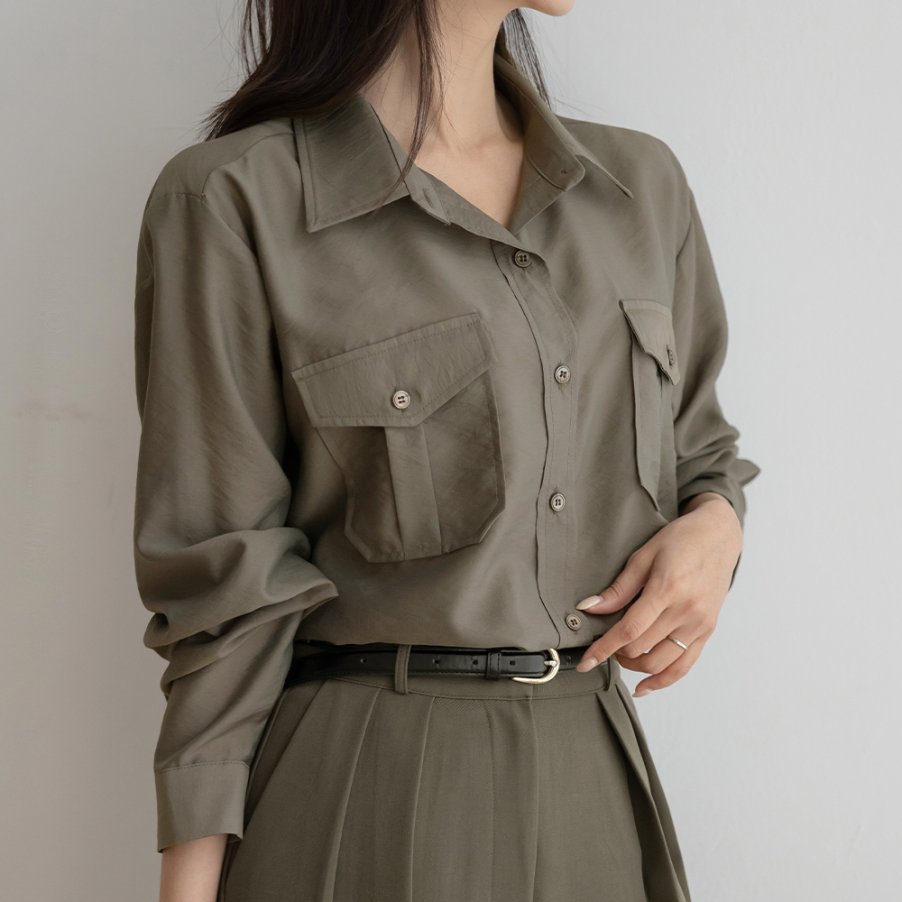 Two-Pocket 스탠다드핏 Shirt