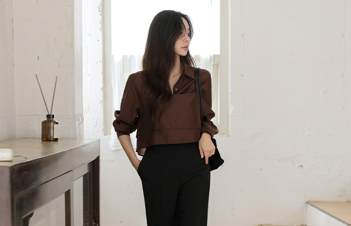 글로이 Blouse&Bustier SET