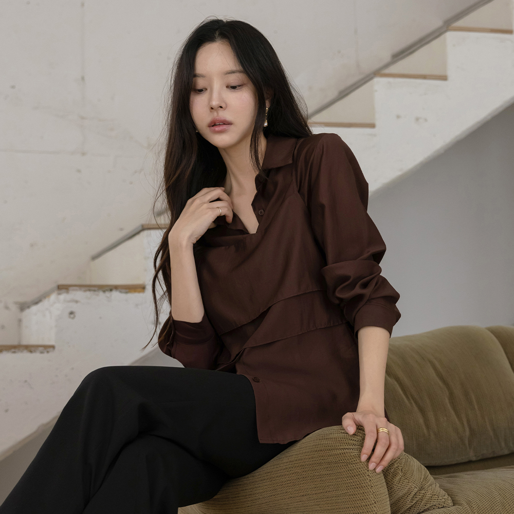 글로이 Blouse&Bustier SET