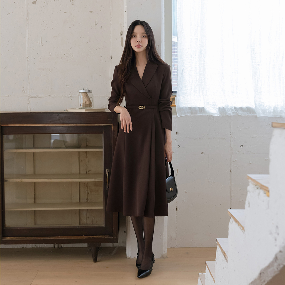 Polo Wrinkles A-line Dress