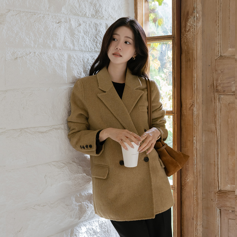 Polo Double Button Wool Hand-Made Harp Coat