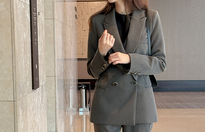 Formal Classic Tailored Set-up Jacket