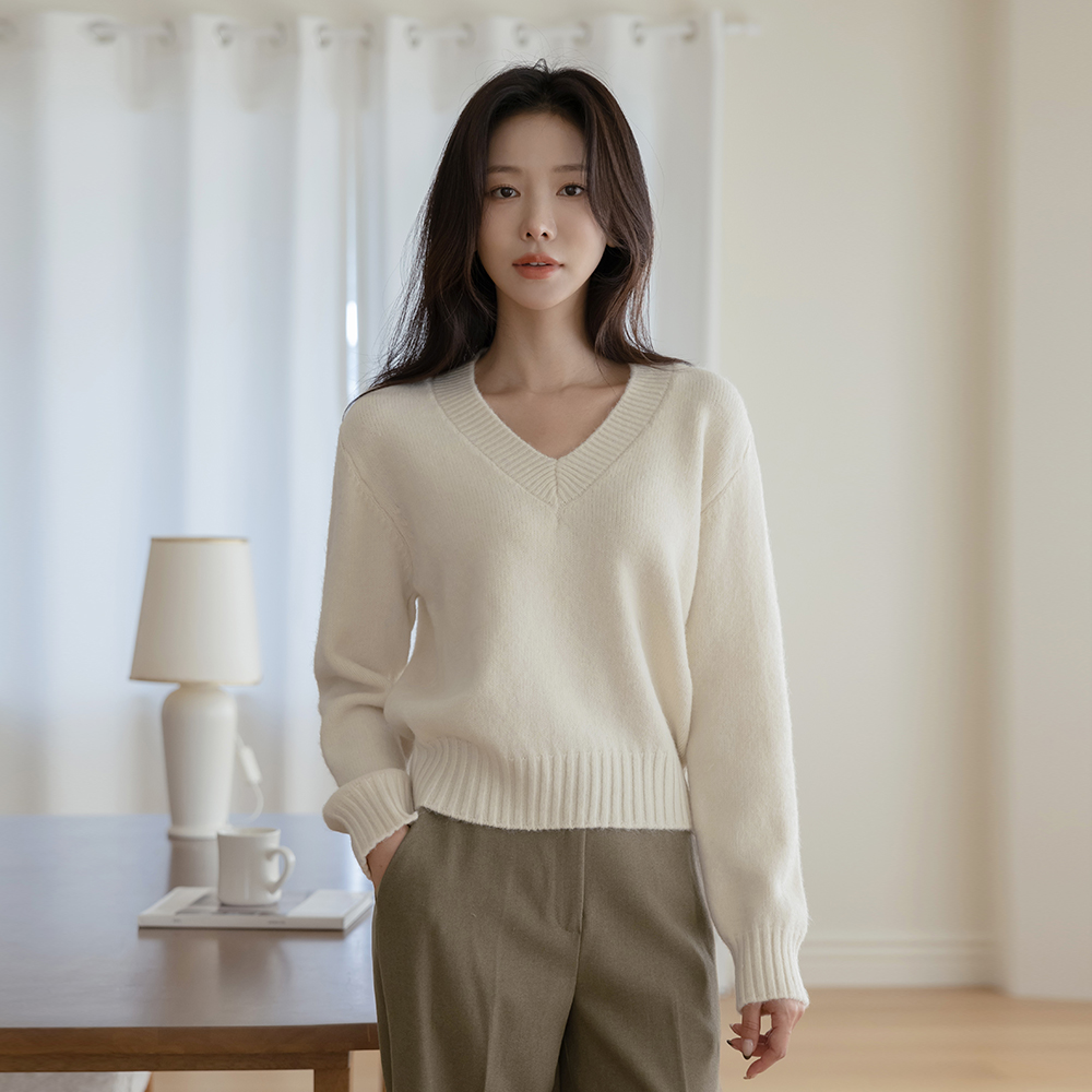 Daily VNeck 스탠다드핏 Knit