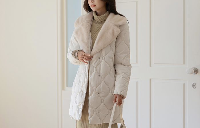 Fur Polo Wellon quilting Harp Padding(+Belt)