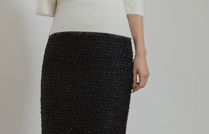 Rachel Tweed H-line Skirt