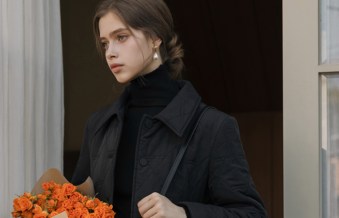 Feminine 4Ounce quilting A-line Long Padding