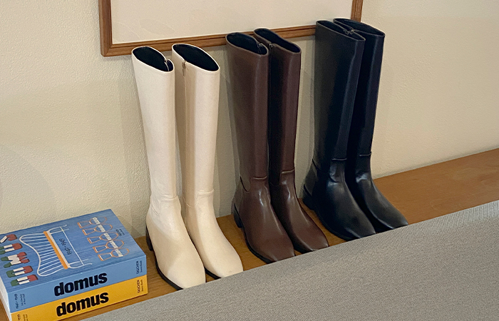 Daily Chic Leather Long Boots