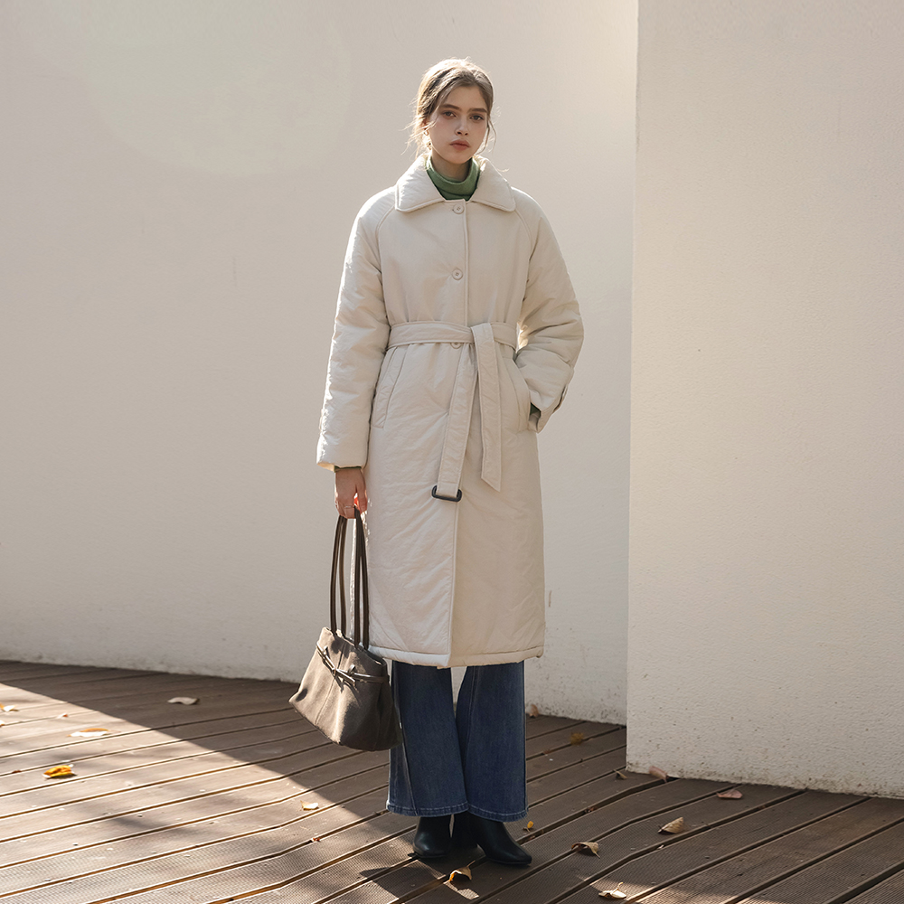 Trench Collar 6Ounce Long Padding(+Belt)
