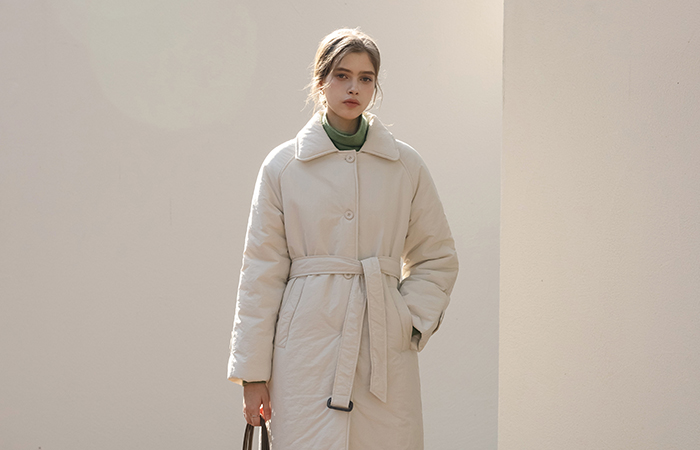 Trench Collar 6Ounce Long Padding(+Belt)