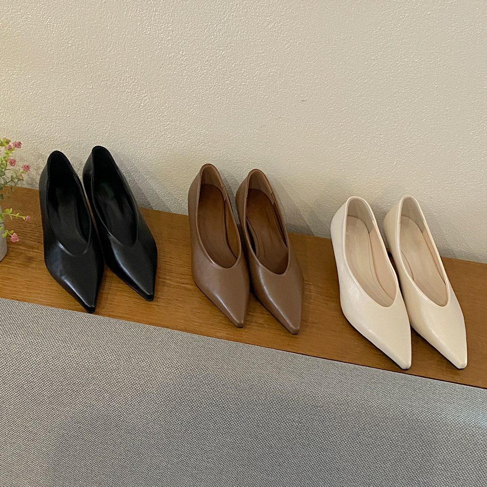 Slim Fit Stiletto Middle Heels