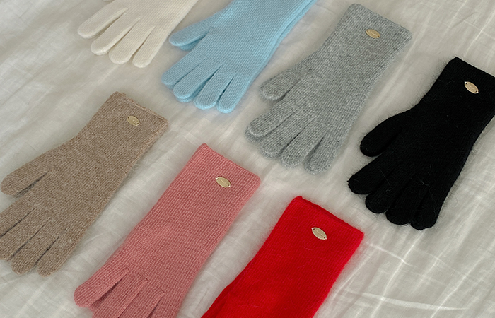 Winter Finger Hole Pendant Point Gloves