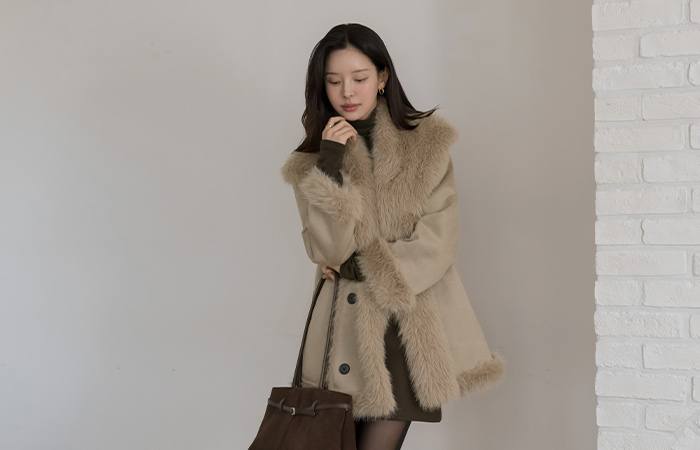 Suede Fur Reversible Mustang