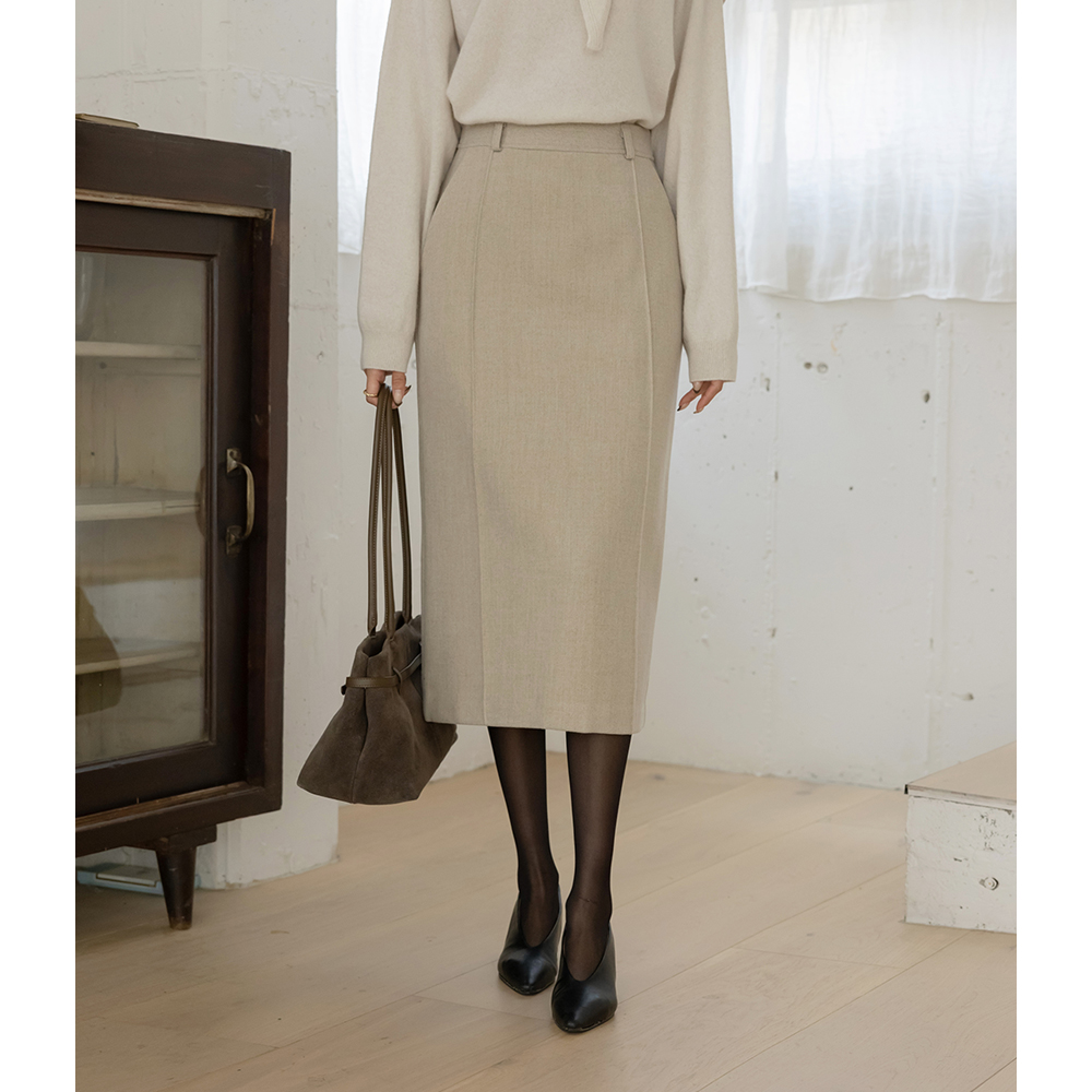 Winter Line Point Thick Fleece Skirt