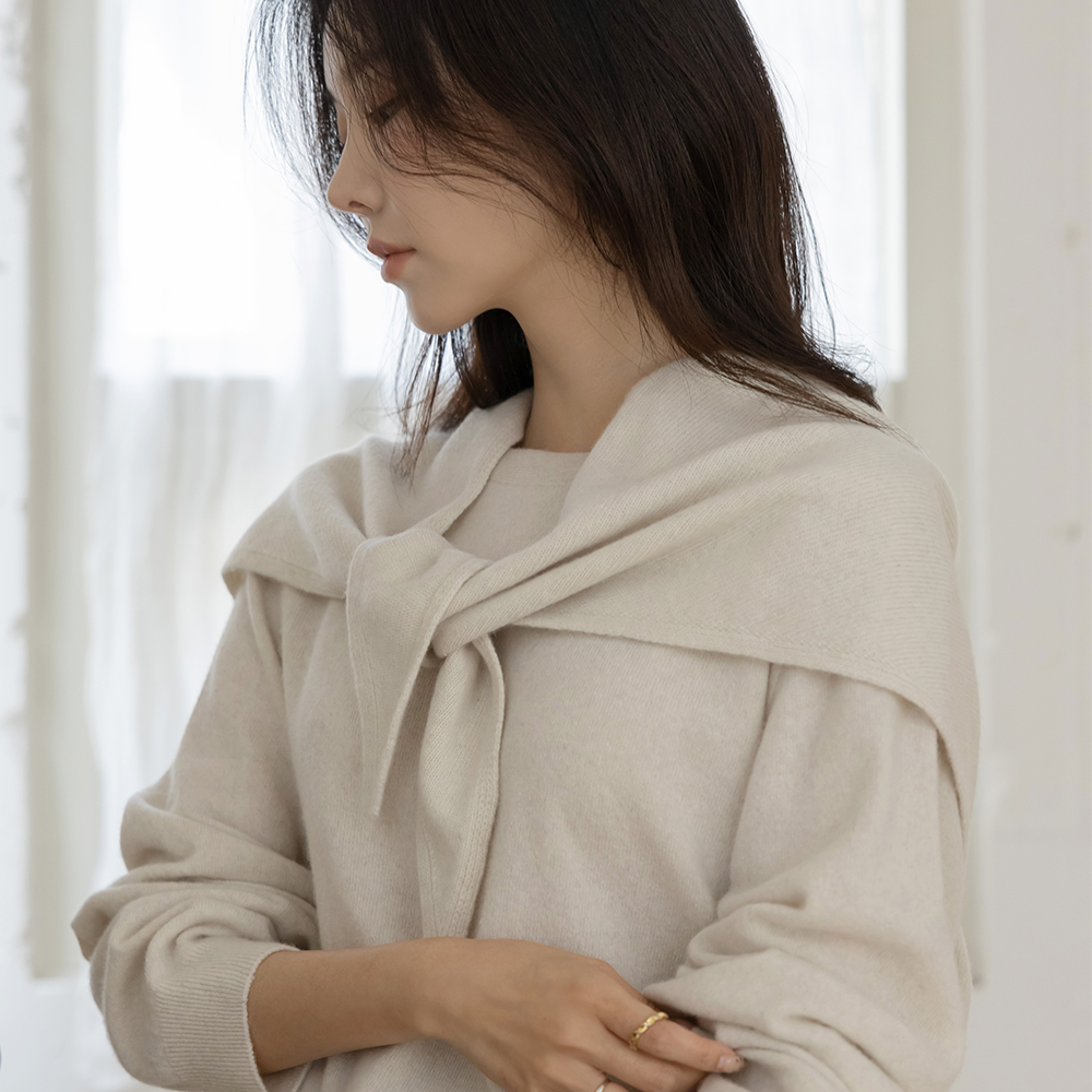 Simple Modern Cashmere&Wool 삼각숄