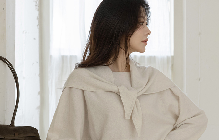 Simple Modern Cashmere&Wool 삼각숄