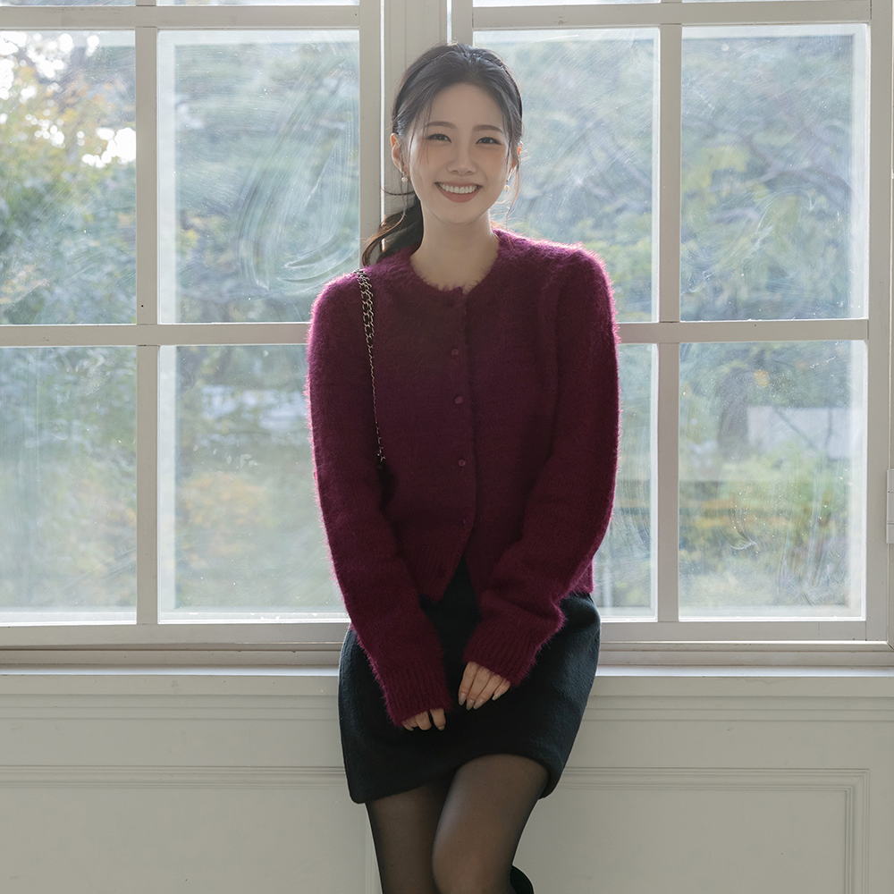 Juicy Color Wool Knit Cardigan