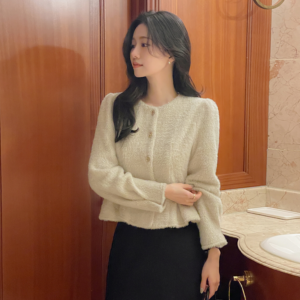 Merry Romantic Peplum Blouse Cardigan