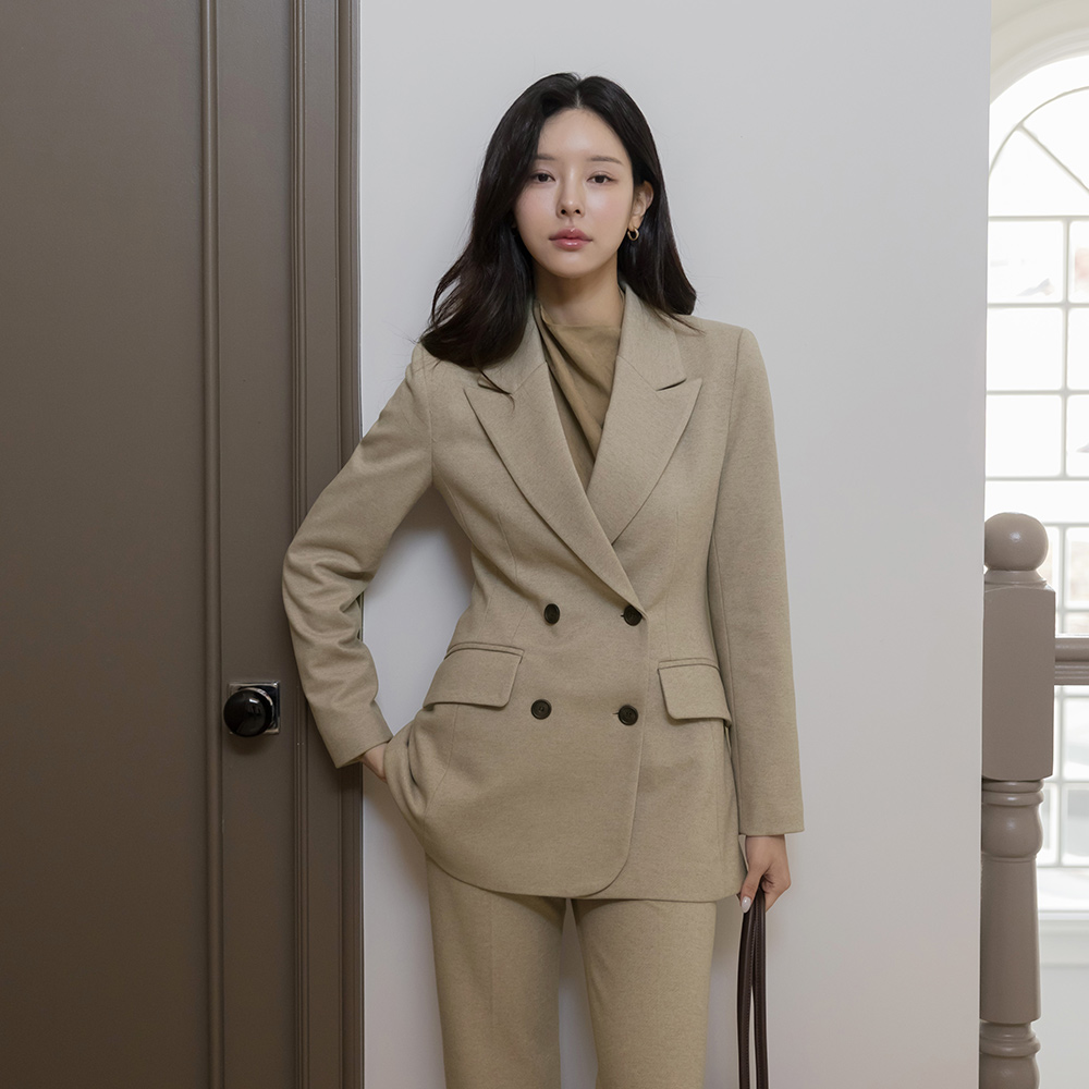 Line Formal Double-button Set-up Jacket