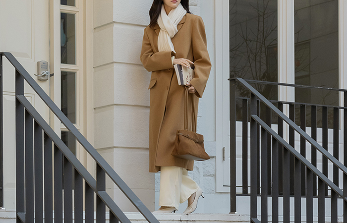 Tailored Polo loose fit Wool Long Coat