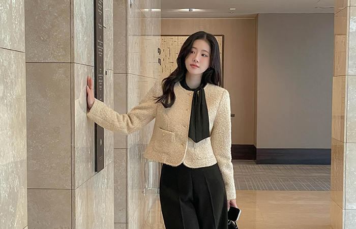 Bouclé Tweed Jacket