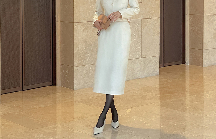 Soft H-line Set-up Skirt